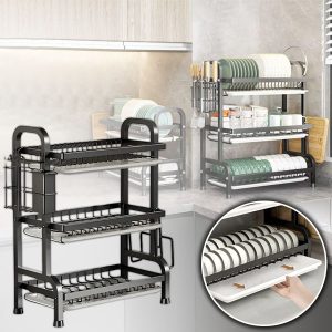 Pametni višeslojni stalak za sudove za brzo i efikasno sušenje posuđa | DRYSTACK