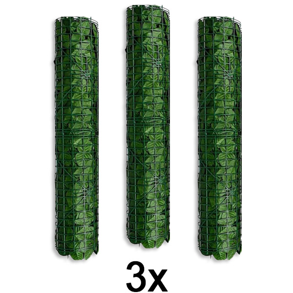 3x Panel za privatnost sa veštačkim lišćem | LEAFPANEL